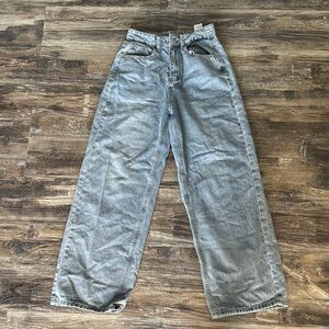 Levi's Light Wash Wide Leg Jeans